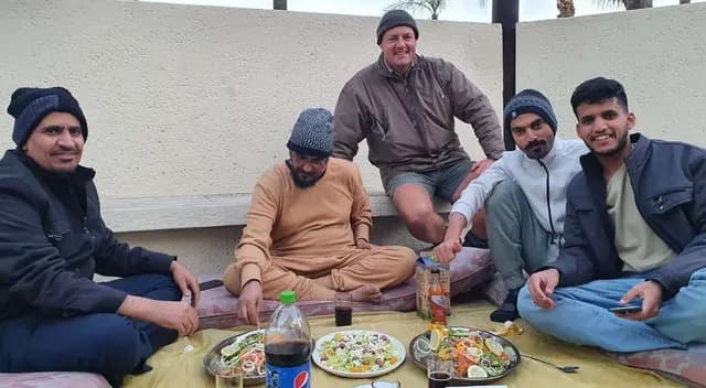 Lodge Banquet Celebrating an Unforgettable Hunting Expedition