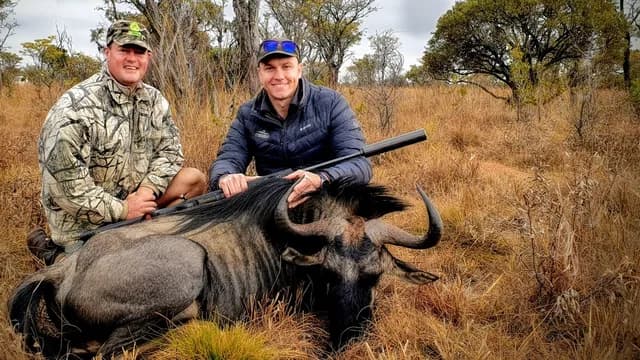 Hunter & Field Guide with Trophy Blue Wildebeest