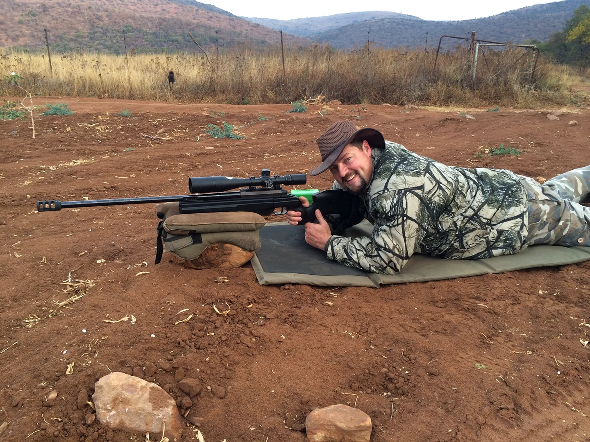 South African Bushveld Precision Marksman Rifle Zeroing Range - Kampvuur Safaris