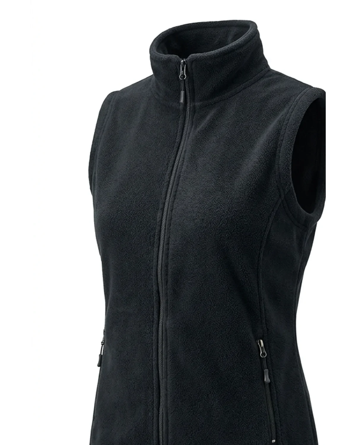 Ladies Fitted Sleeveless Polar Fleece Bodywarmer