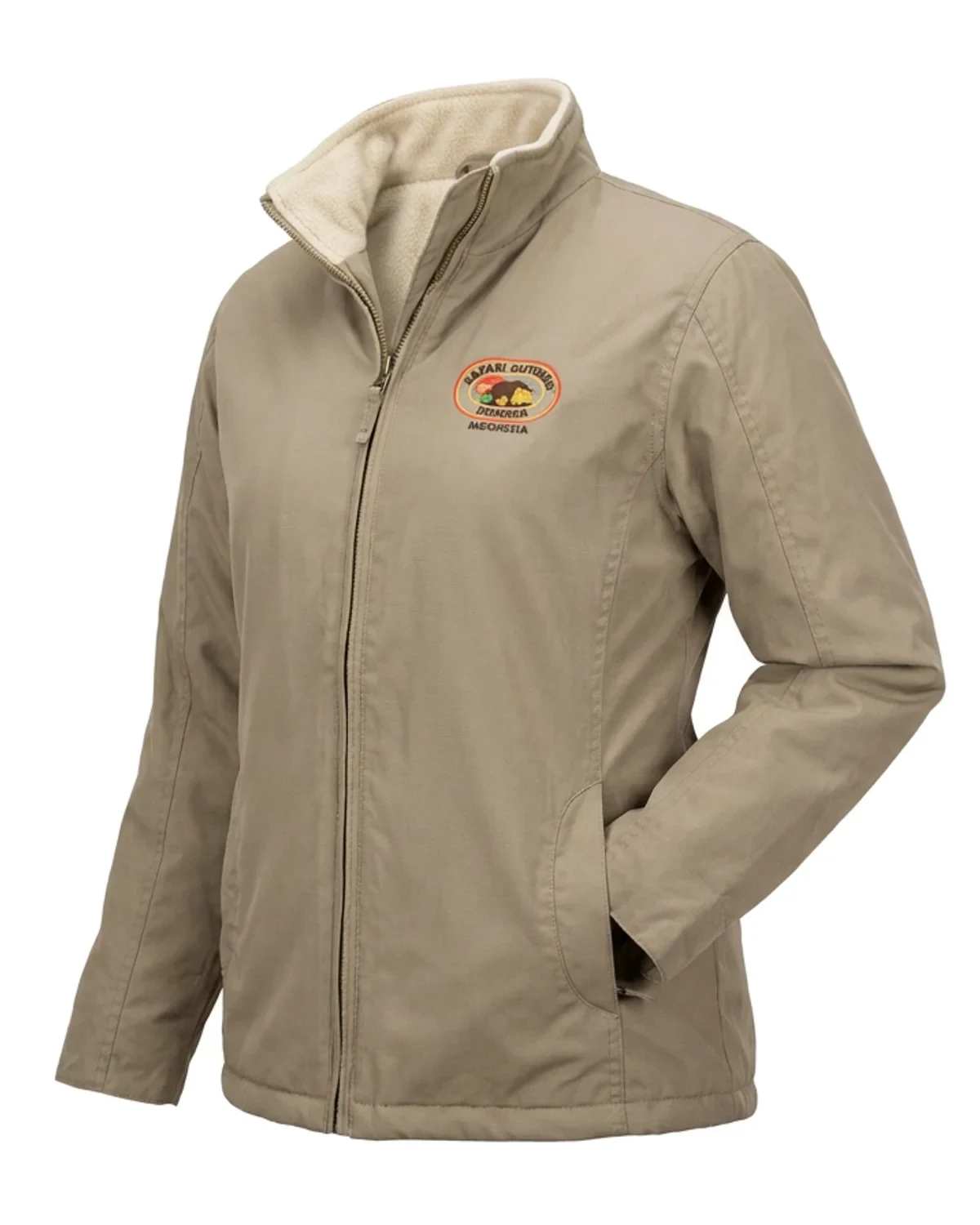Ladies Padded Winter Jacket with Polar Fleece Lining