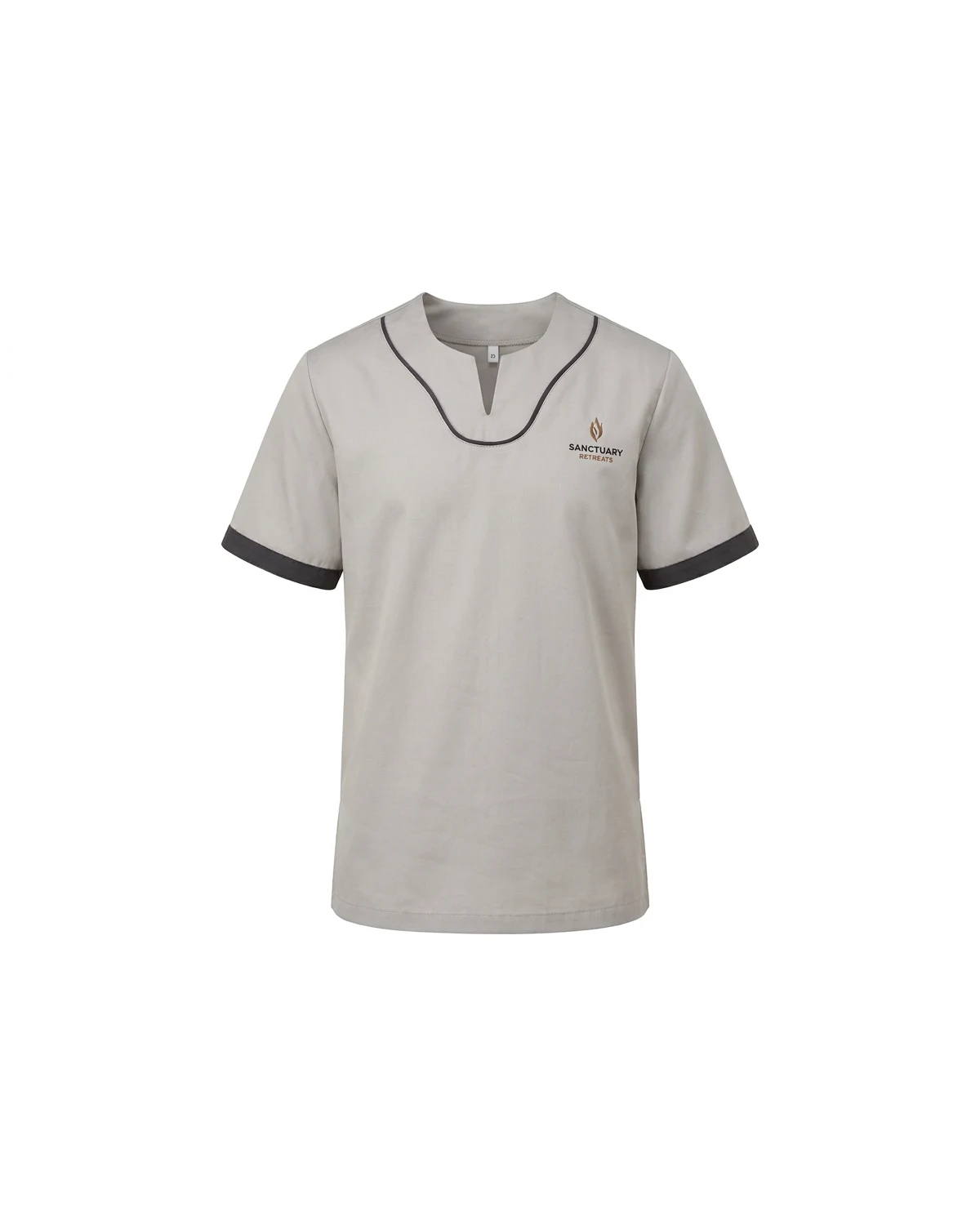 Unisex Housekeeping Tunic - Piping & Sleeve Trim SS