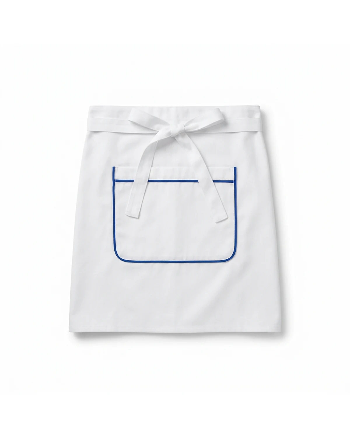 Bib Apron: Rounded Pocket Neck Adjuster Black