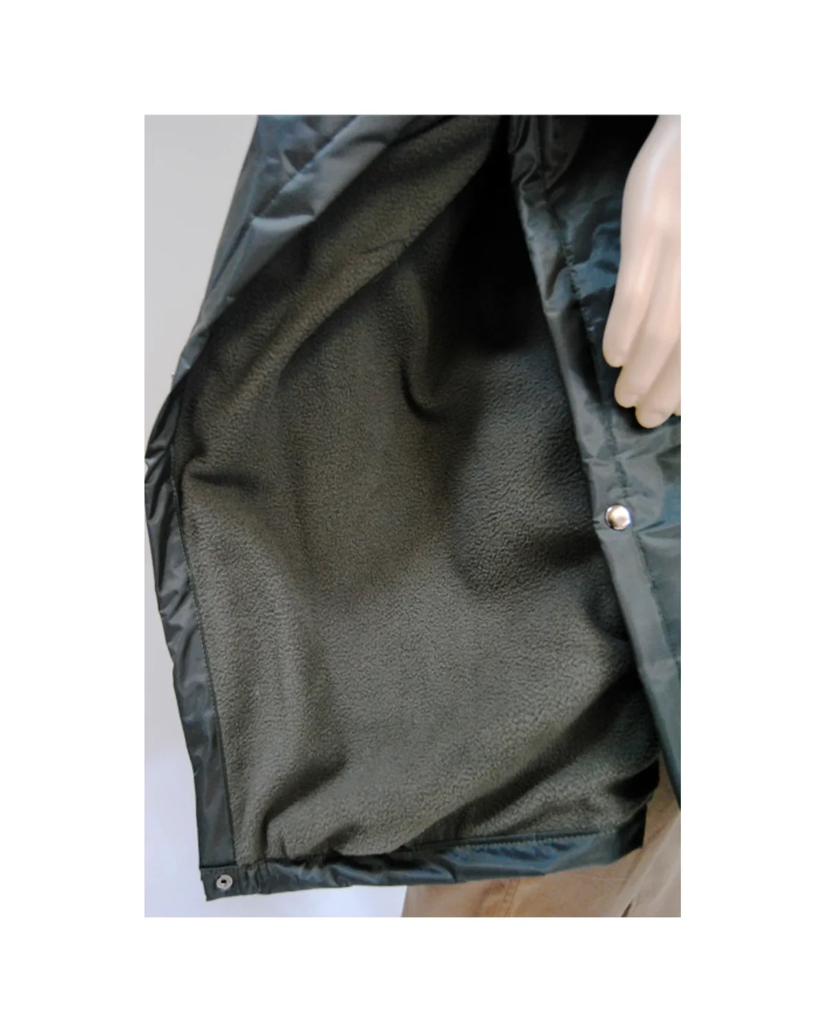 Unisex Polar Fleece Lined Poncho: 1.2m Calf Length
